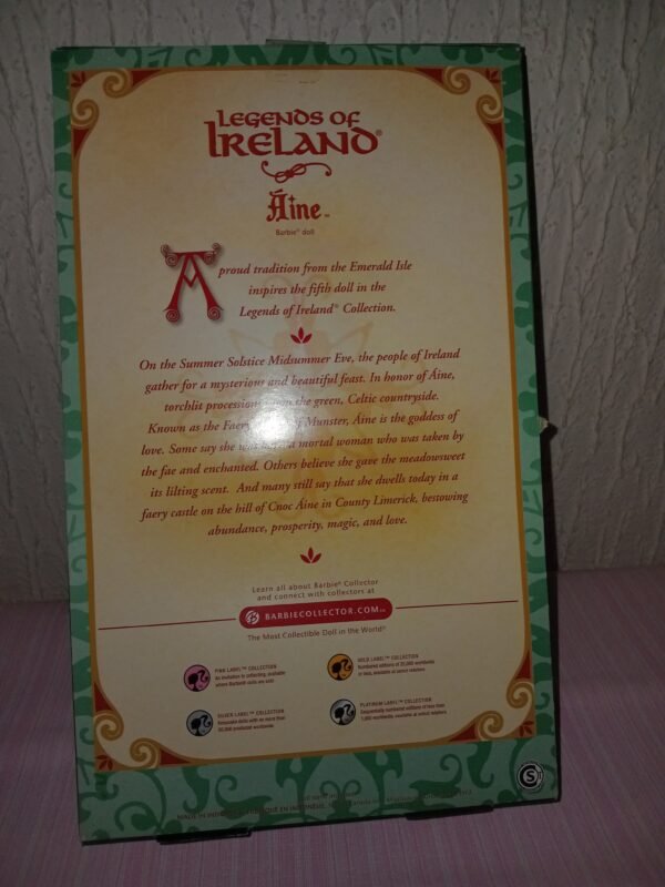 Barbie Aine Legends Of Ireland 2008