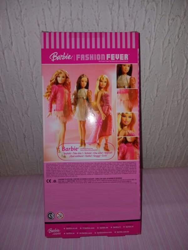 Barbie Fashion Fever Doll Elegant Pink Dress