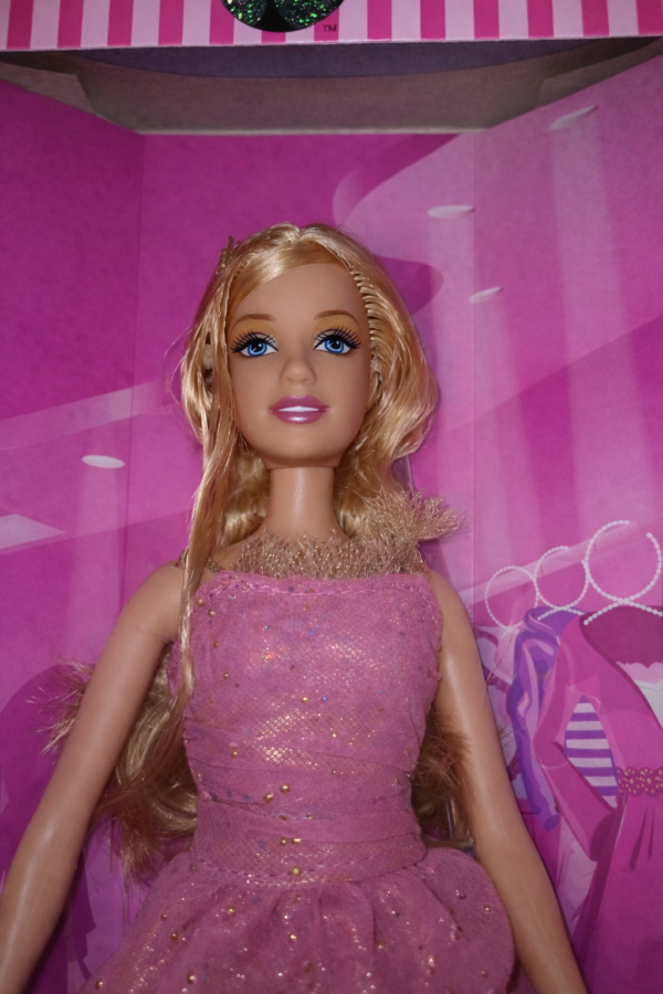 Barbie Fashion Fever Doll Elegant Pink Dress