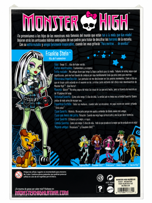 Monster High Frankie Stein Primera Edición G1 Original en Caja Completa (First Wave 2010)
