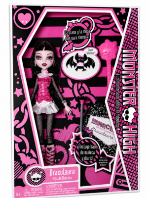 Monster High Draculaura Primera Edición G1 Original en Caja Completa (First Wave 2010 No Repro)